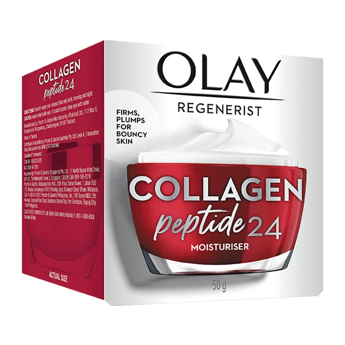 Olay Regenerist Collagen Peptide 24 Fragrance-Free Moisturiser 2 x 50g