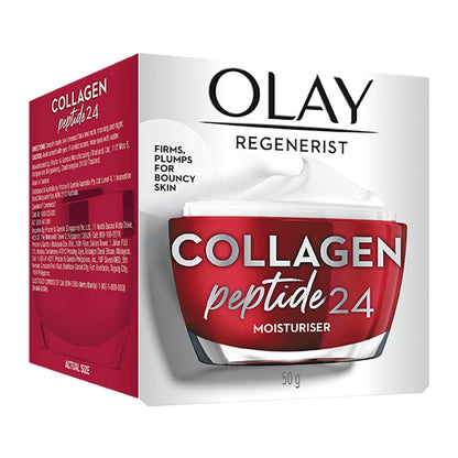 Olay Regenerist Collagen Peptide 24 Fragrance-Free Moisturiser 2 x 50g
