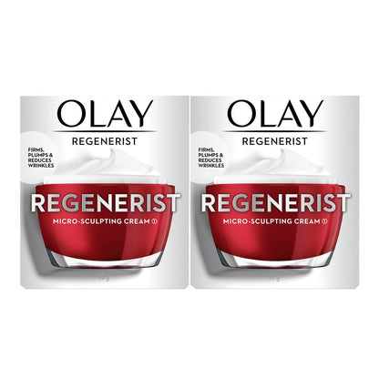 Olay Regenerist Micro-Sculpting Cream Moisturising 82324136 2 x 50g