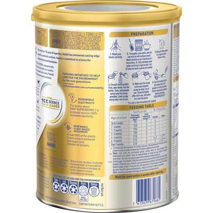 Nan Supremepro 1 Infant Formula Newborns Suitable From Birth 800g
