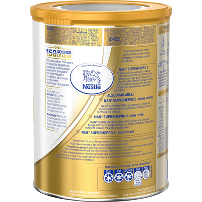 Nan Supremepro 1 Infant Formula Newborns Suitable From Birth 800g