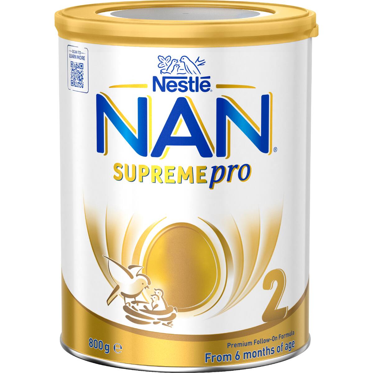 Nan Supremepro 2 Follow-on Baby Formula Powder 6-12m 800g
