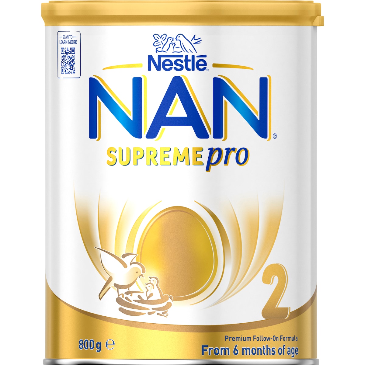 Nan Supremepro 2 Follow-on Baby Formula Powder 6-12m 800g