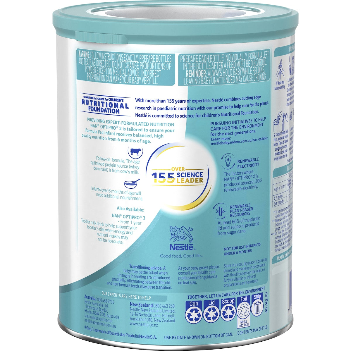 Nan Optipro 2 Follow-on Baby Formula From 6-12m 800g