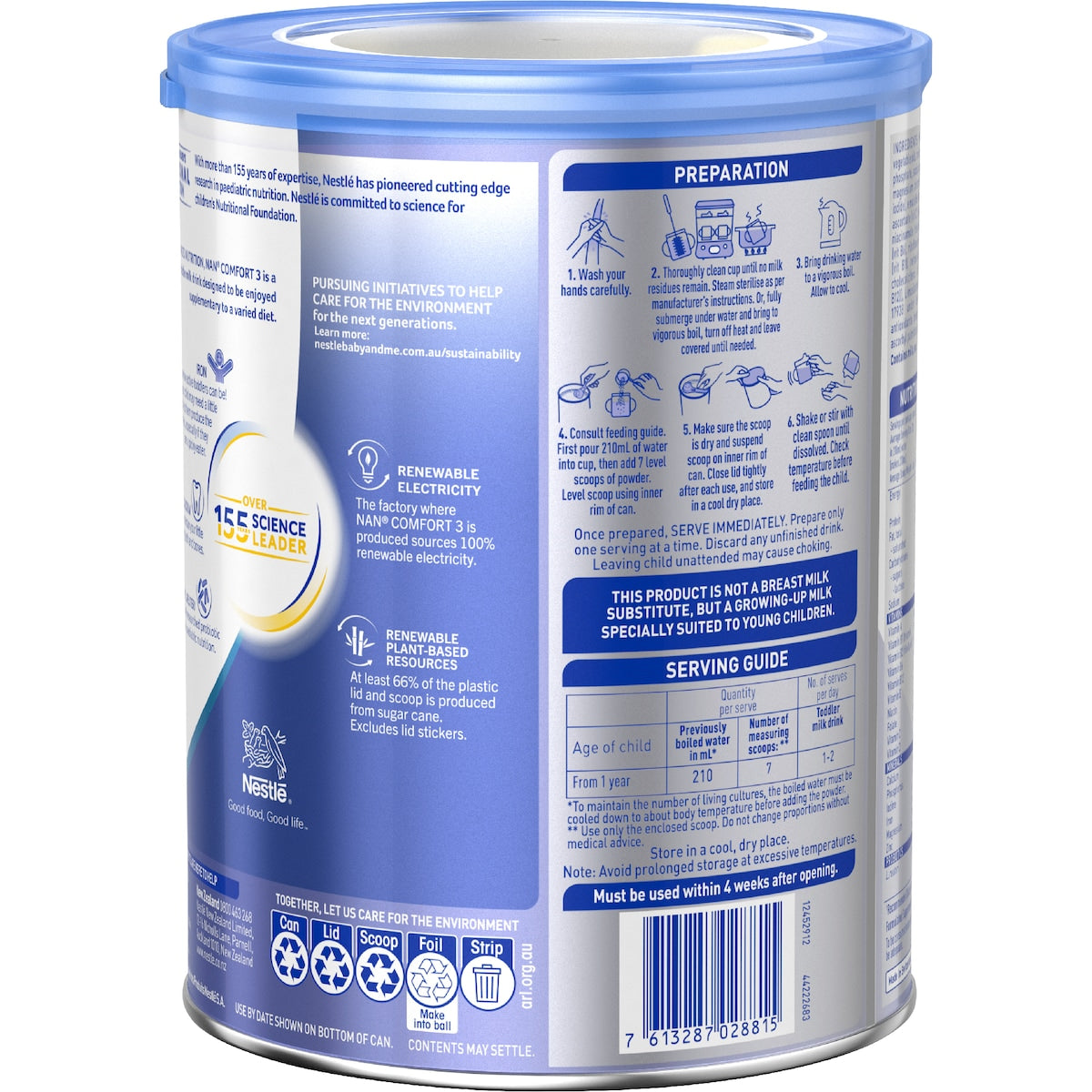Nan Comfort 3 Toddler Milk Drink From 1 Year 800g