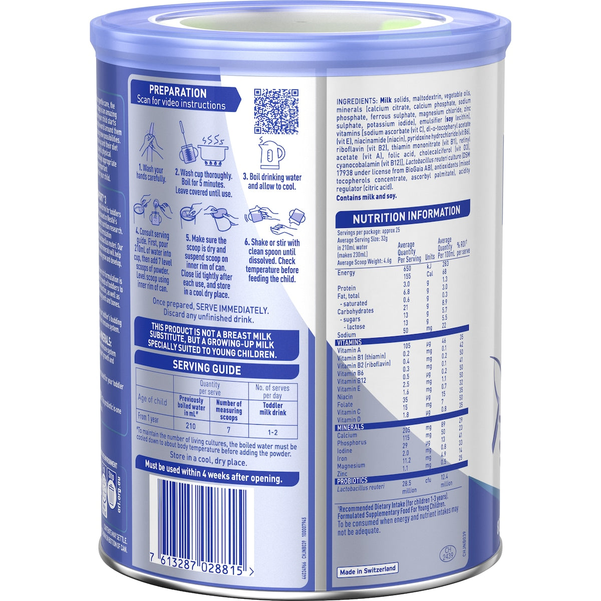 Nan Comfort 3 Toddler Milk Drink From 1 Year 800g