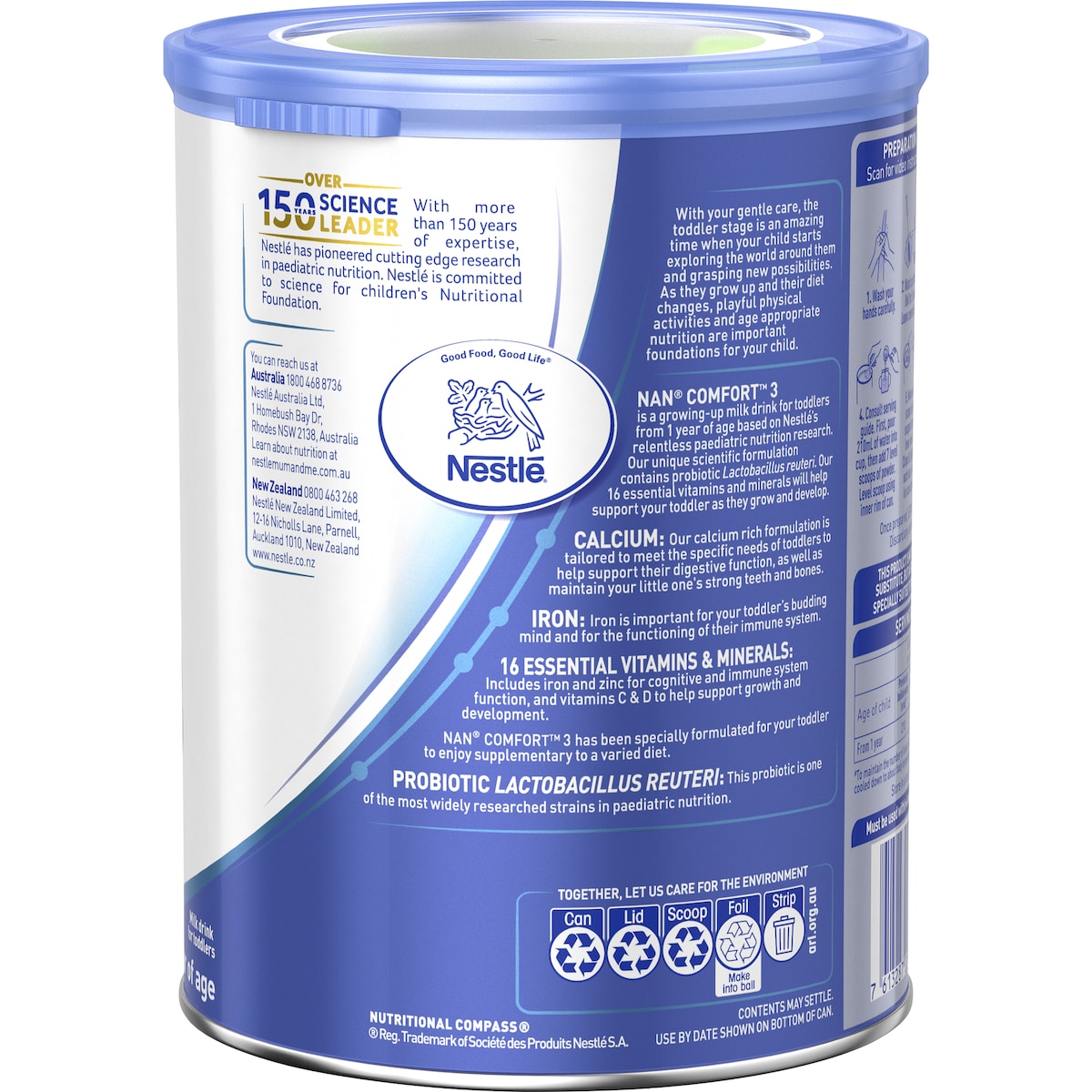 Nan Comfort 3 Toddler Milk Drink From 1 Year 800g