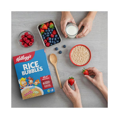 Kellogg's Rice Bubbles Puffed Rice Breakfast Cereal Bulk Pack - 725g