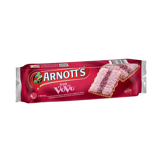 Arnott's Biscuits Iced Vo Vo - 210g