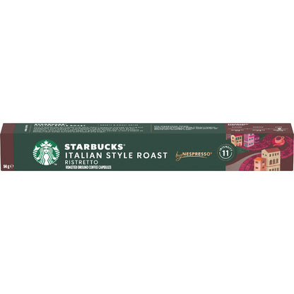 Starbucks By Nespresso Italian Roast Coffee Pods 10 Pack