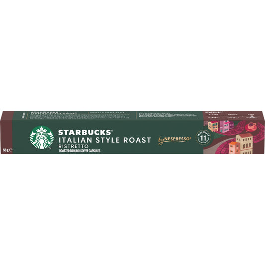 Starbucks By Nespresso Italian Roast Coffee Pods 10 Pack