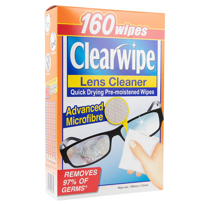 Clearwipe Lens Cleaner 160 Pack