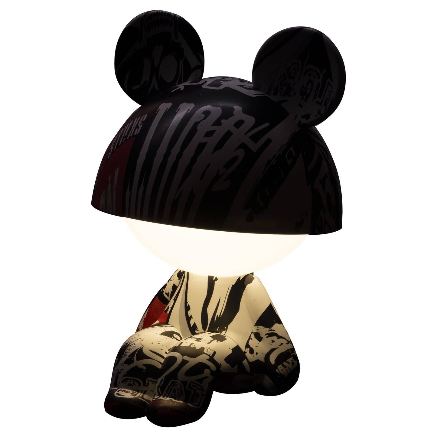Arlec Small Graffiti Sitting Mouse Lamp - 120 x 180mm