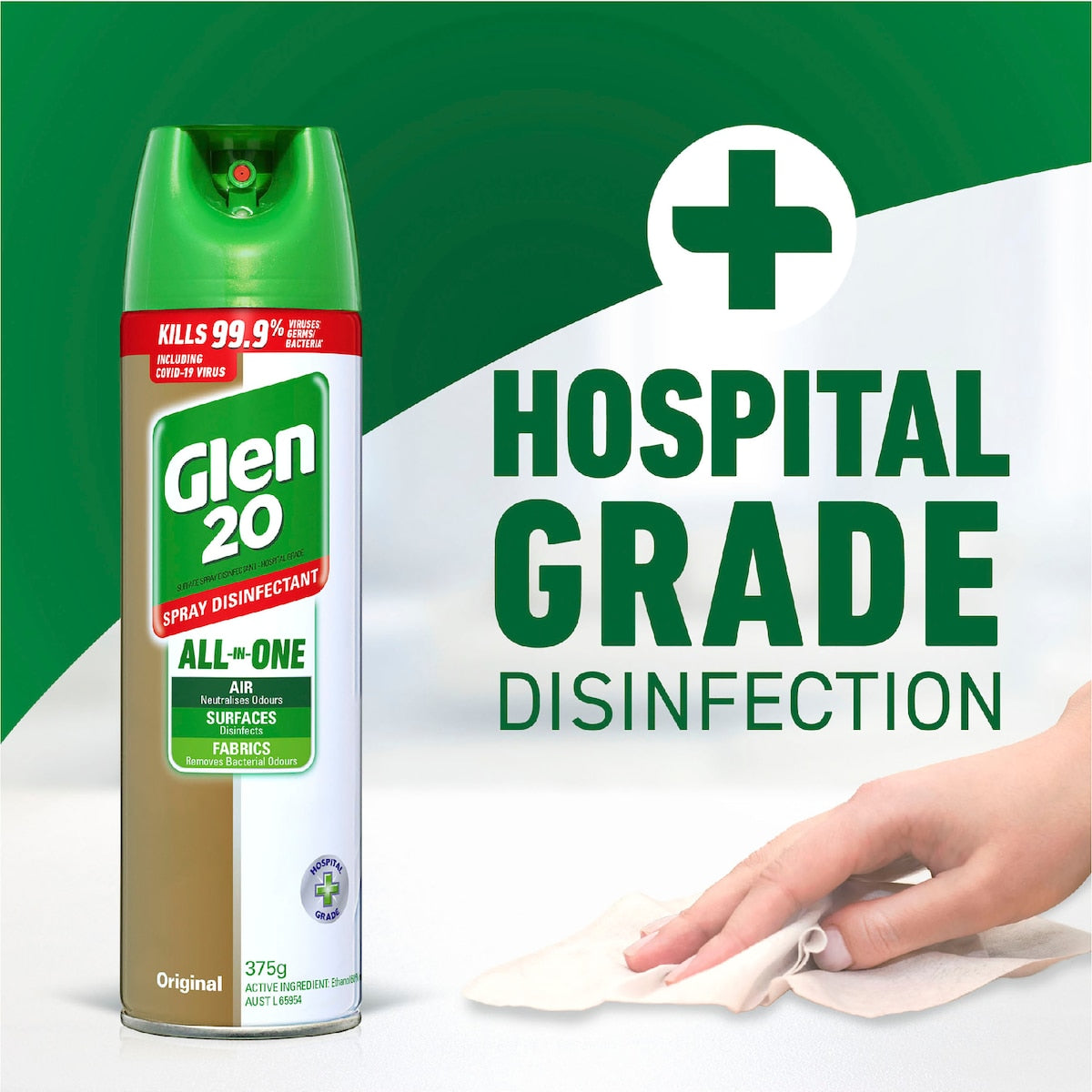 Glen 20 All In One Original Disinfectant Spray 375g