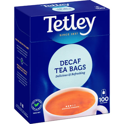 Tetley Decaffeinated Tea Bags 100 Pack