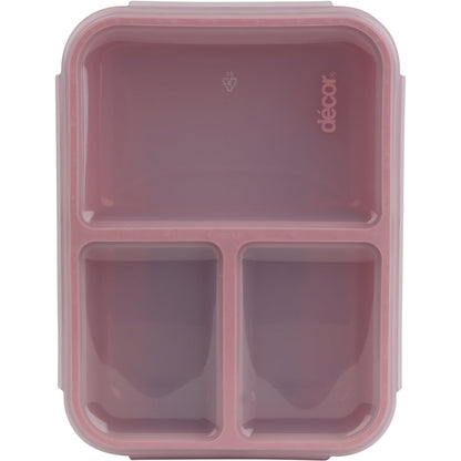 Decor Go Triple Split Bento Lunch Box Assorted 1.4l Each