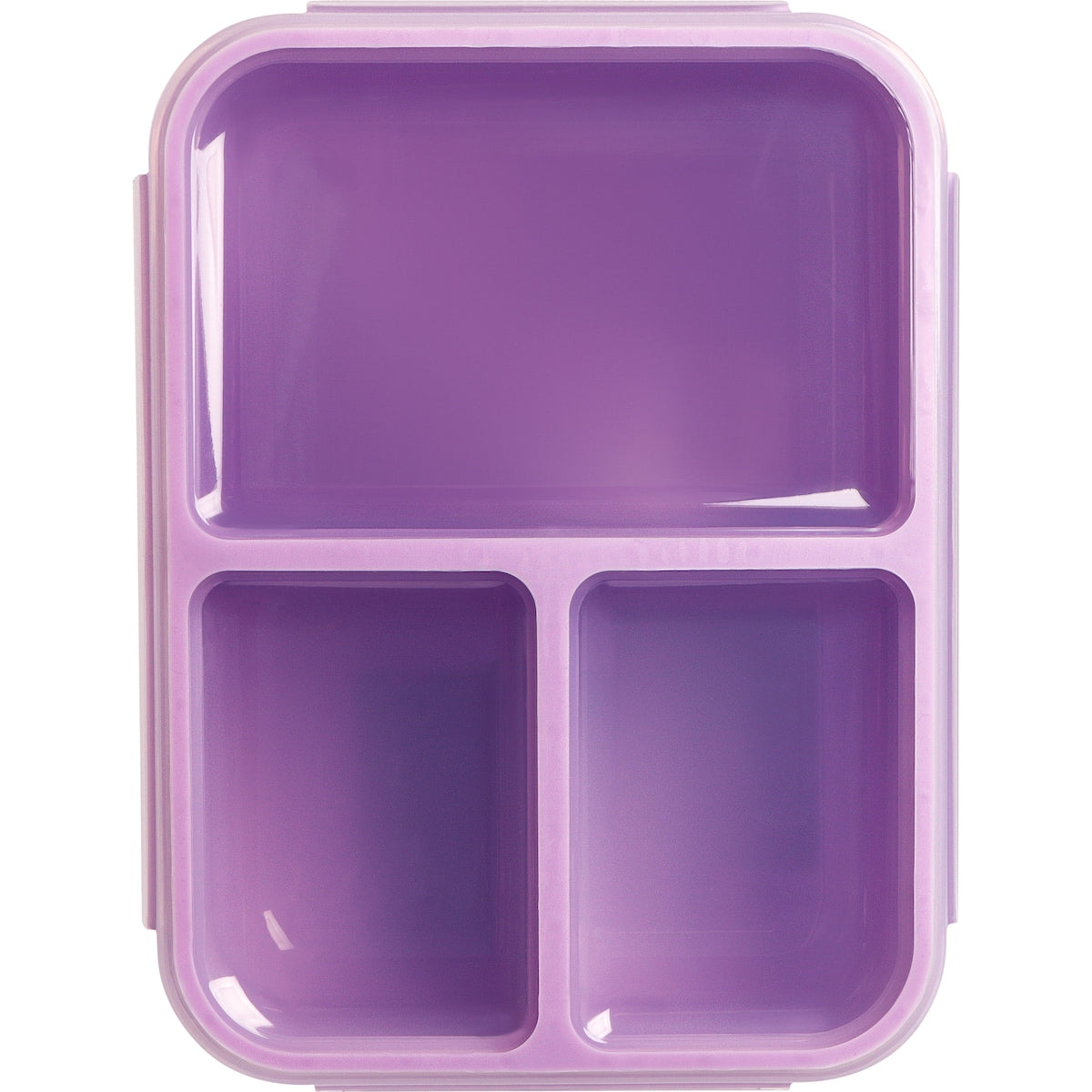 Decor Go Triple Split Bento Lunch Box Assorted 1.4l Each