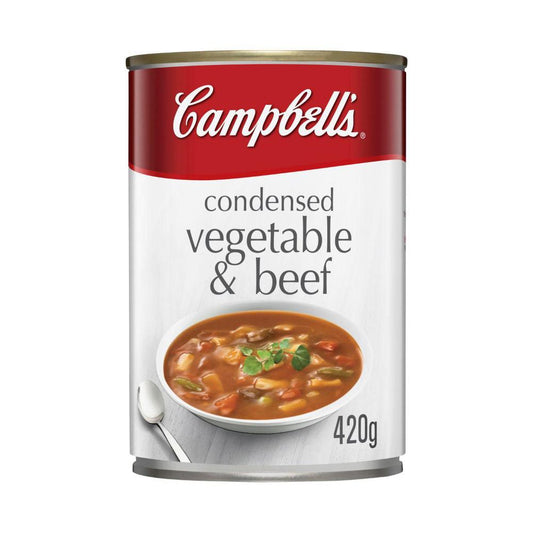 Campbell's Condensed Soup Can Vegetable Beef - 420g