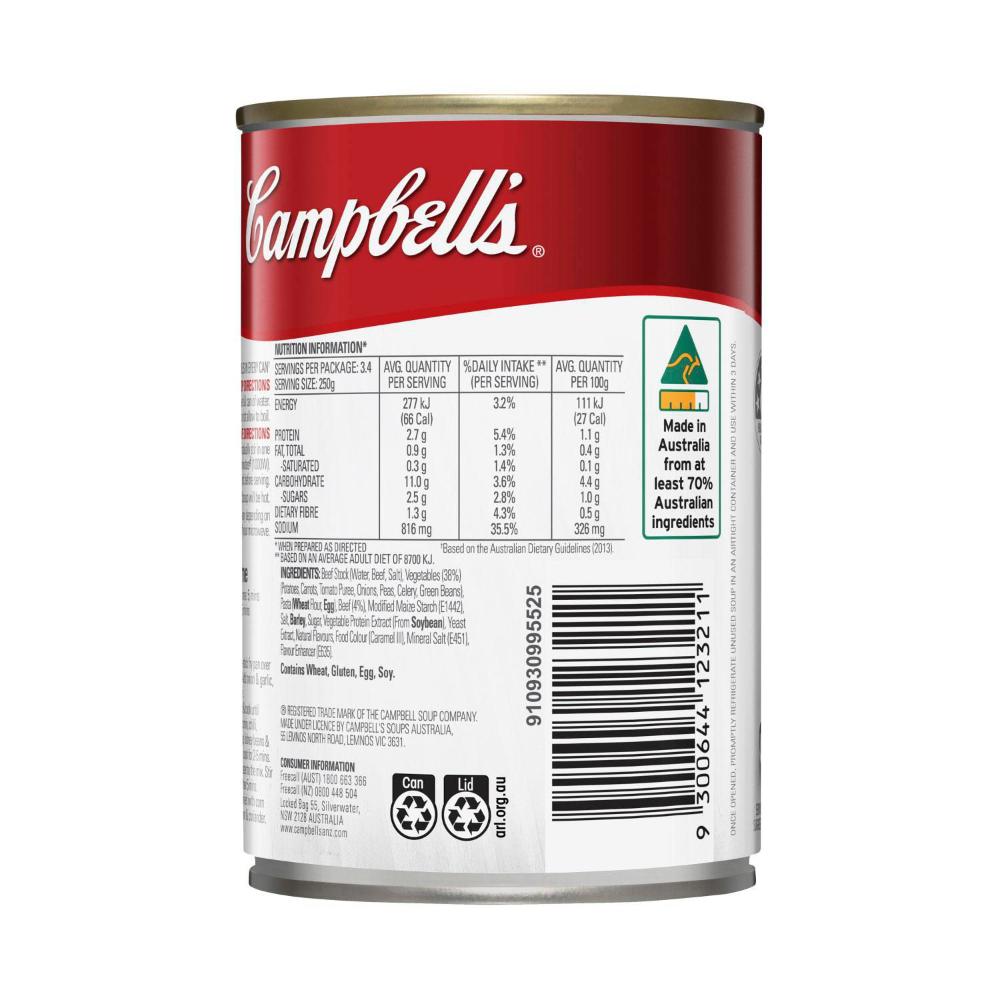 Campbell's Condensed Soup Can Vegetable Beef - 420g