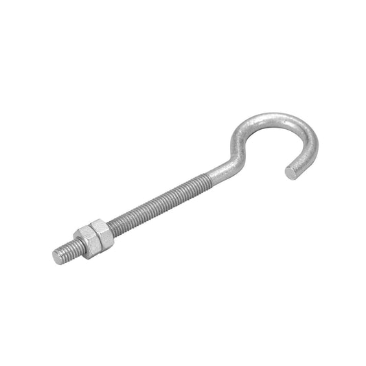 Pinnacle Galvanised Hook Bolt - M6 x 107 x 20mm - 2 Pack
