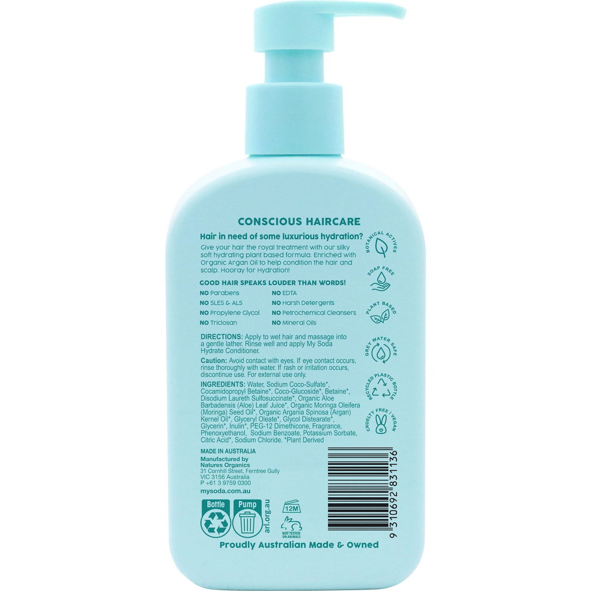 My Soda Hydrate Nourishing Shampoo For Dry & Damaged Hair 350ml