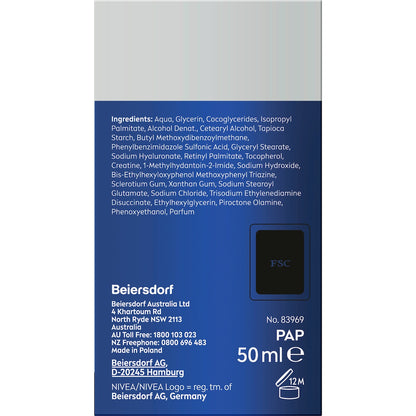 Nivea Men Anti Age Hyaluron Face Moisturising Cream Spf 15 50ml