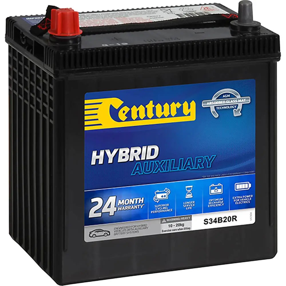 CENTURY S46B24R Hybrid Auxiliary Car Battery 118110