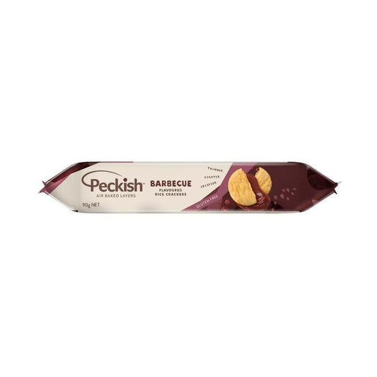 Peckish Rice Crackers Tangy BBQ - 90g
