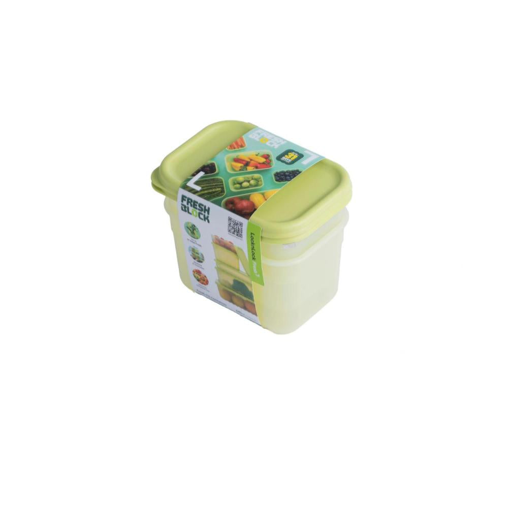 LocknLock Fresh Block Container 640ml - 2 Pack
