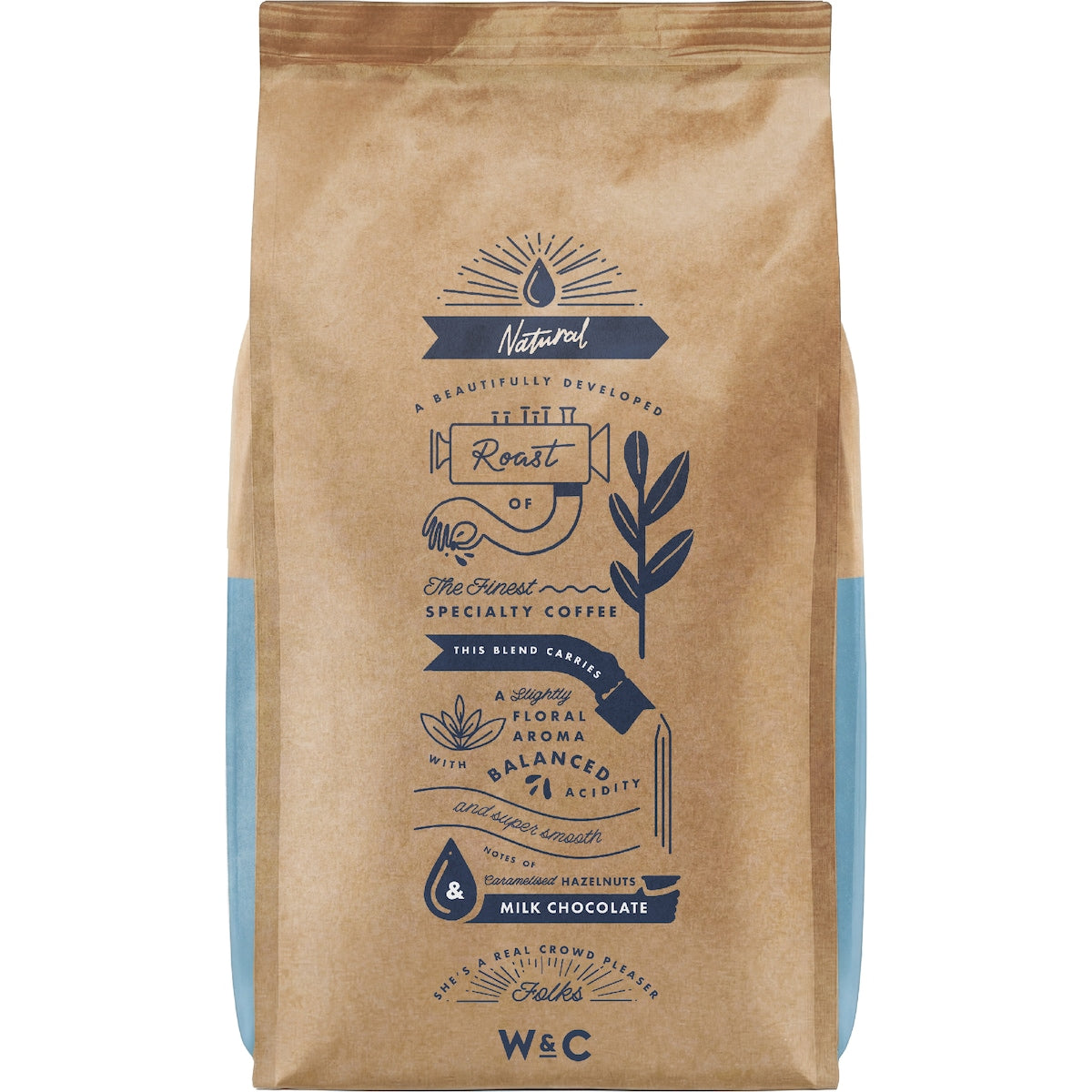 Will & Co Coffee Beans Natural 500g