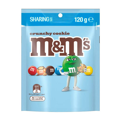 M&Ms Crunchy Cookie Pouch - 120g