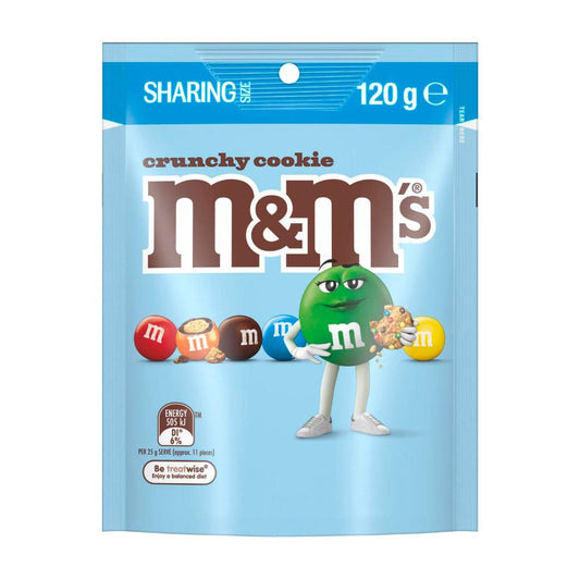 M&Ms Crunchy Cookie Pouch - 120g
