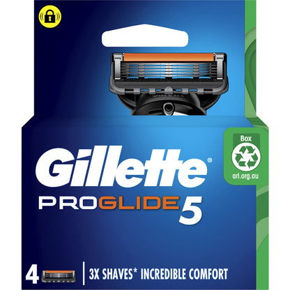 Gillette Proglide Razor Blades Replacement Cartridges 4 Pack