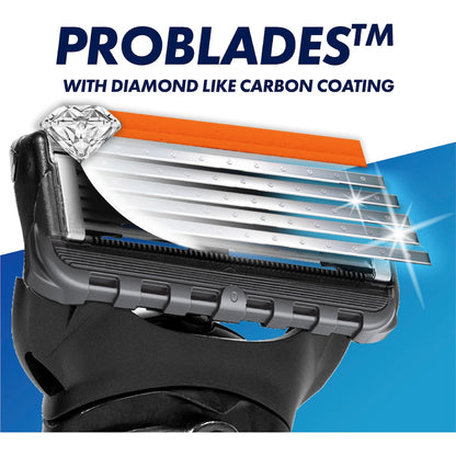 Gillette Proglide Mens Razor Handle With 2 Blade Cartridges Each