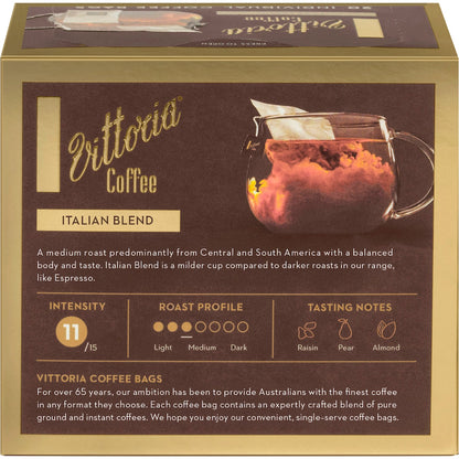 Vittoria Coffee Bags Italian 20 Pack