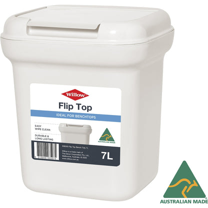 Willow Waste Bin Flip Top Tidy Large Each