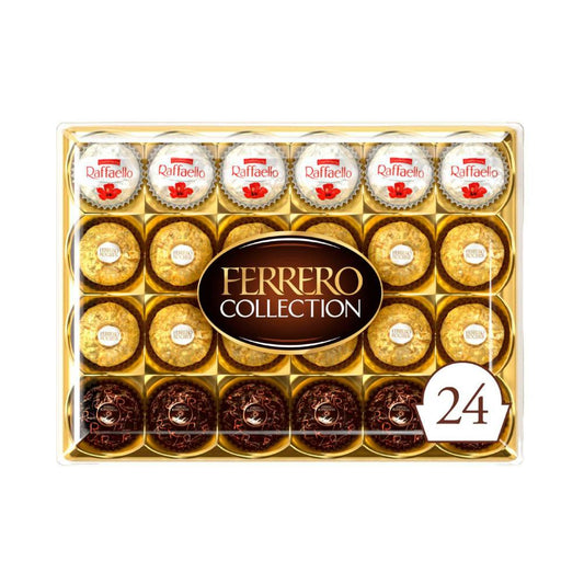 Ferrero Collection Rocher Raffaello Rondnoir Chocolate Gift Box 24 Pack - 269g