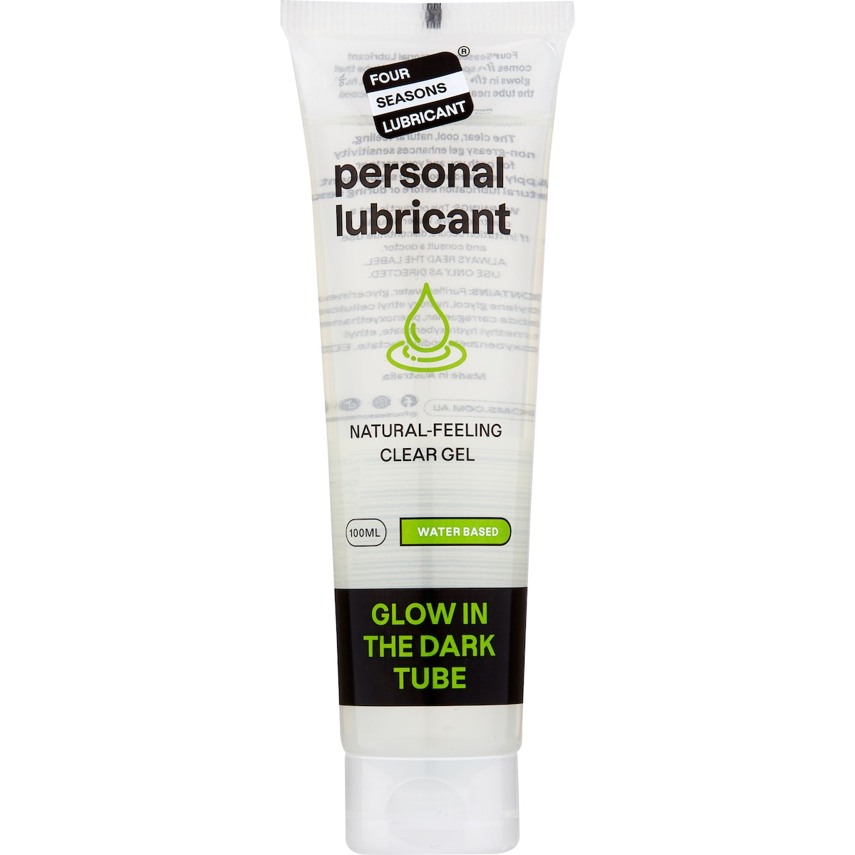 Four Seasons Lubricants Glow In The Dark Tube 100mL