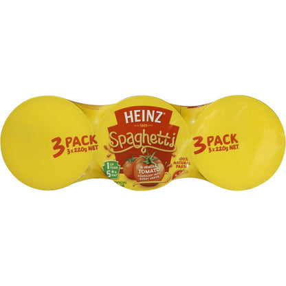Heinz Spaghetti In Tomato Sauce Canned 220g X 3 Pack