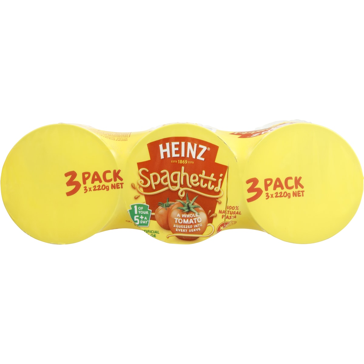 Heinz Spaghetti In Tomato Sauce Canned 220g X 3 Pack