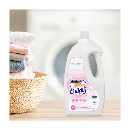 Cuddly Soft & Sensitive Concentrate Fabric Conditioner - 2L