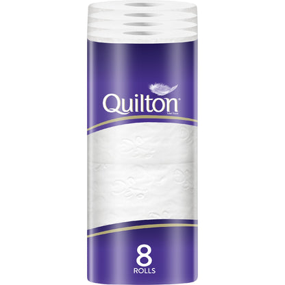 Quilton Classic 3 Ply Toilet Paper 8 Pack