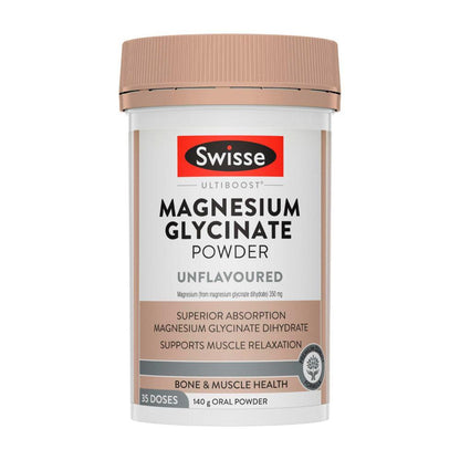 Swisse Ultiboost Magnesium Glycinate Powder - 140g