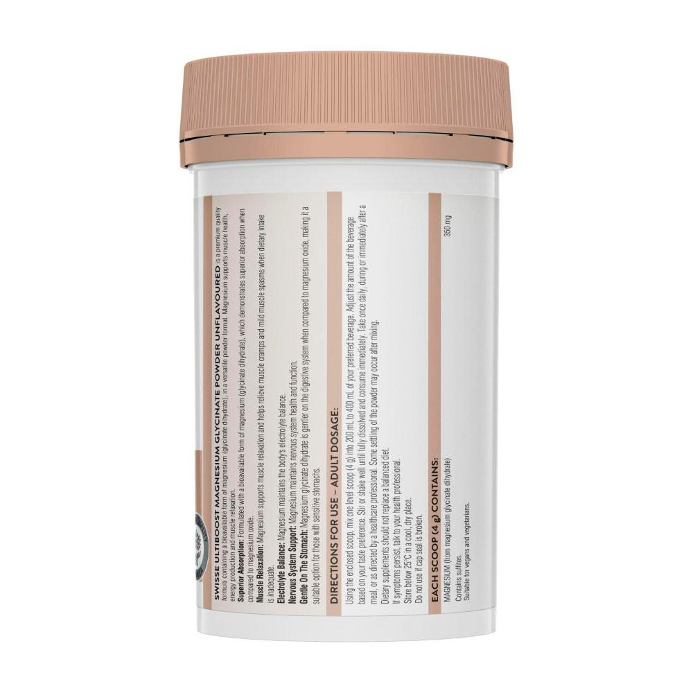 Swisse Ultiboost Magnesium Glycinate Powder - 140g
