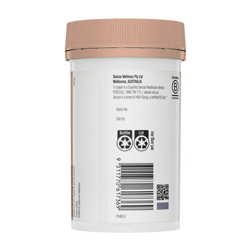 Swisse Ultiboost Magnesium Glycinate Powder - 140g