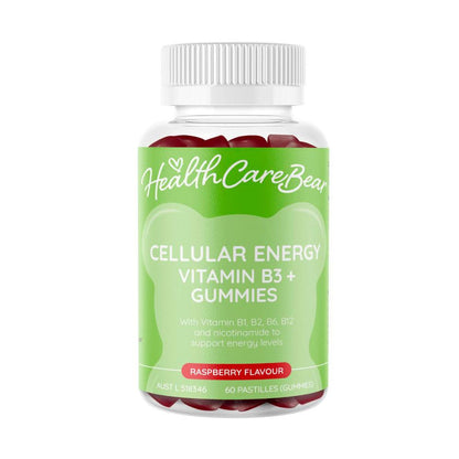 Healthcarebear Cellular Energy Vitamin B3 + Gummies - 60 Pack