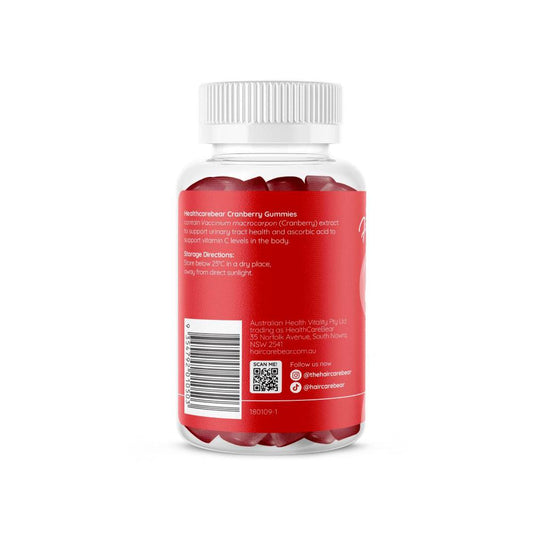 Healthcarebear Cranberry Gummies - 60 Pack