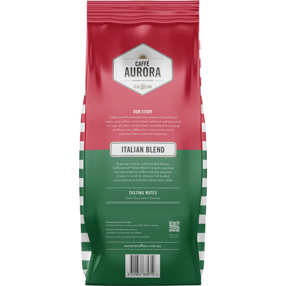 Caffe Aurora Italian Blend Coffee Beans 1kg