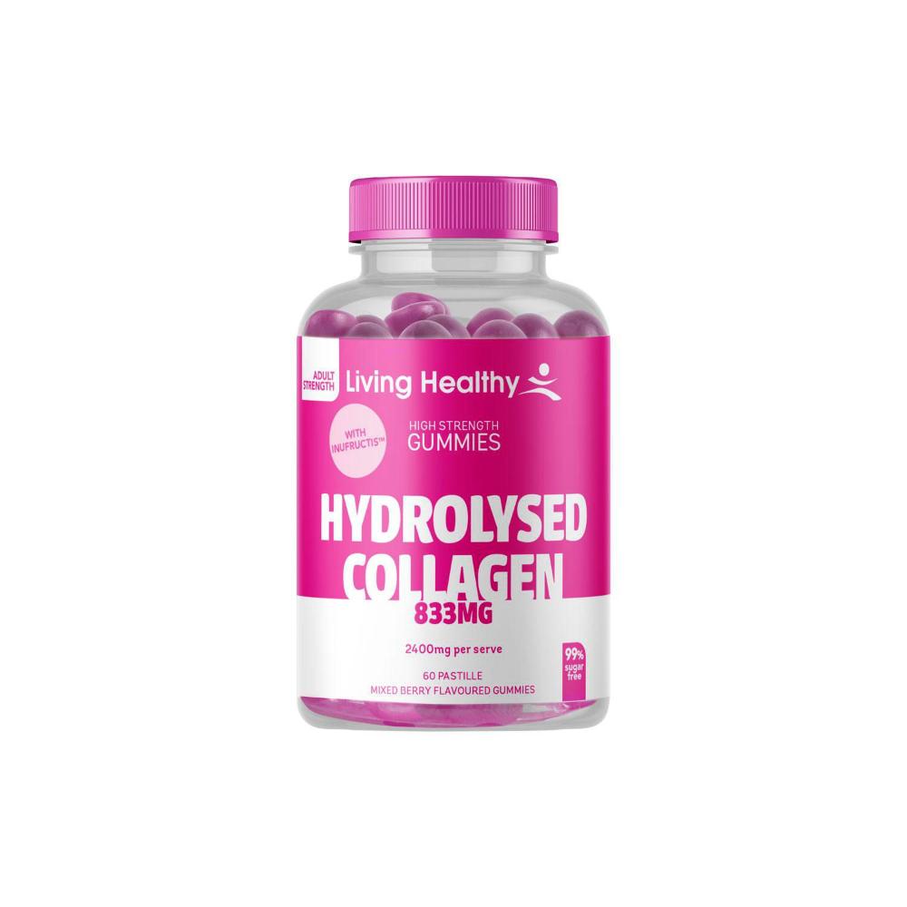 Living Healthy Gummies Collagen 833mg - 60 Pack