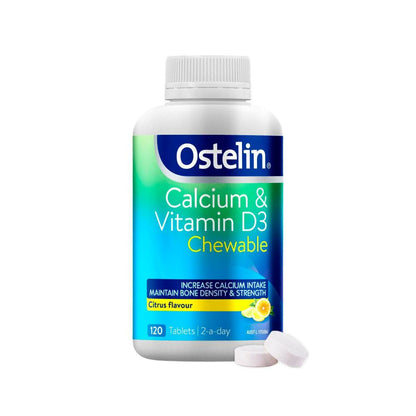 Osetlin Vitamin D & Calcium Chewable - 120 Pack